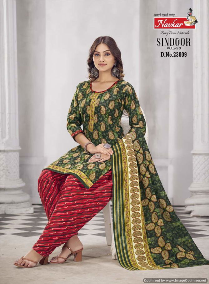 Sindoor Vol 23 By Navkar Pure Cotton Printed Readymade Dress Wholesale Shop In Surat